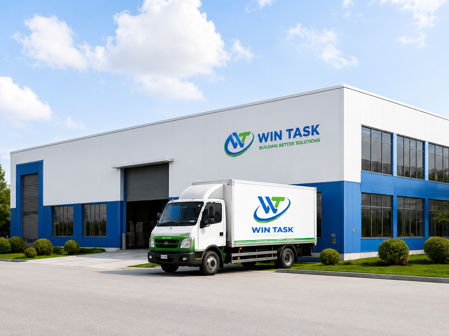 Win Task factory and distribution vehicle