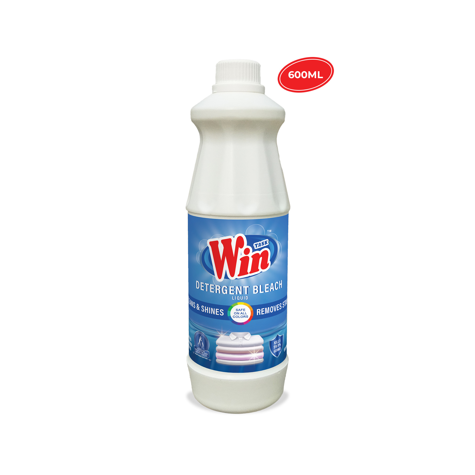 Win Task Detergent Bleach Liquid 600 ml bottle