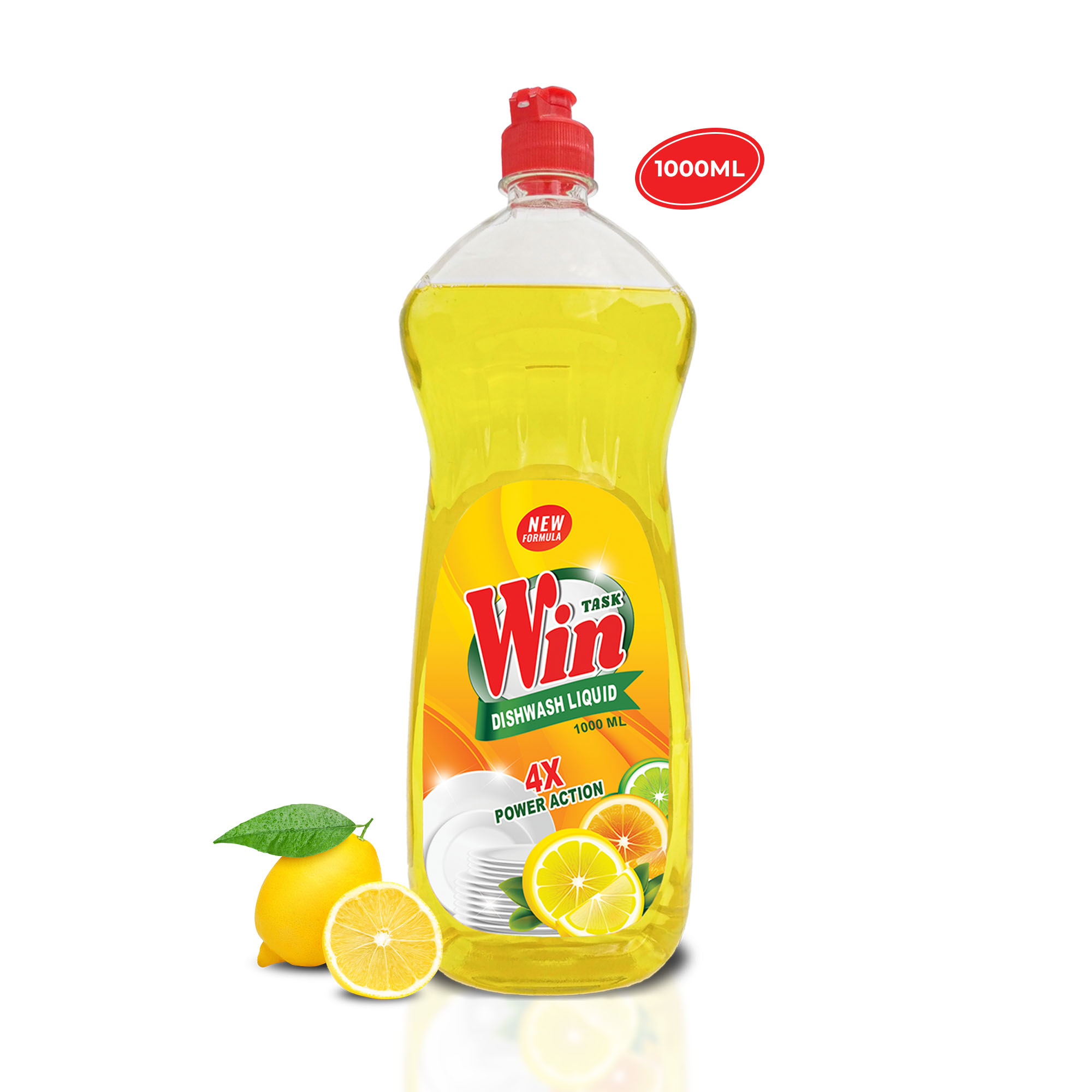 Win Task Dishwash Lemon 1000 ml bottle