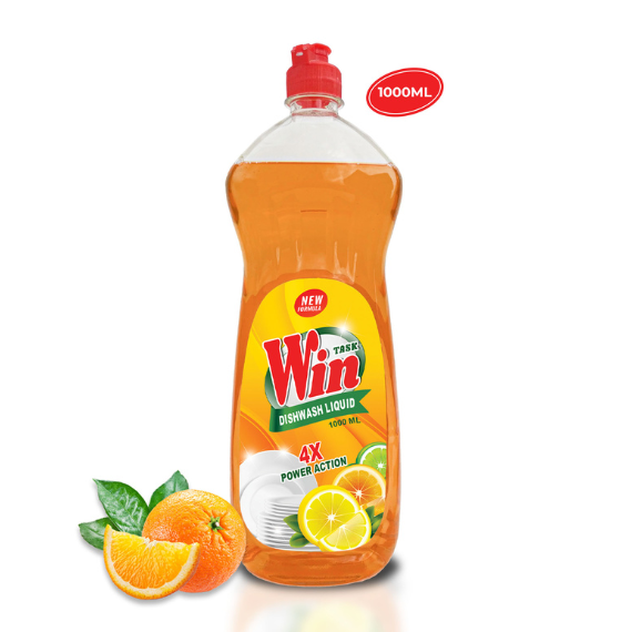 Win Task Dishwash Orange 1000 ml bottle