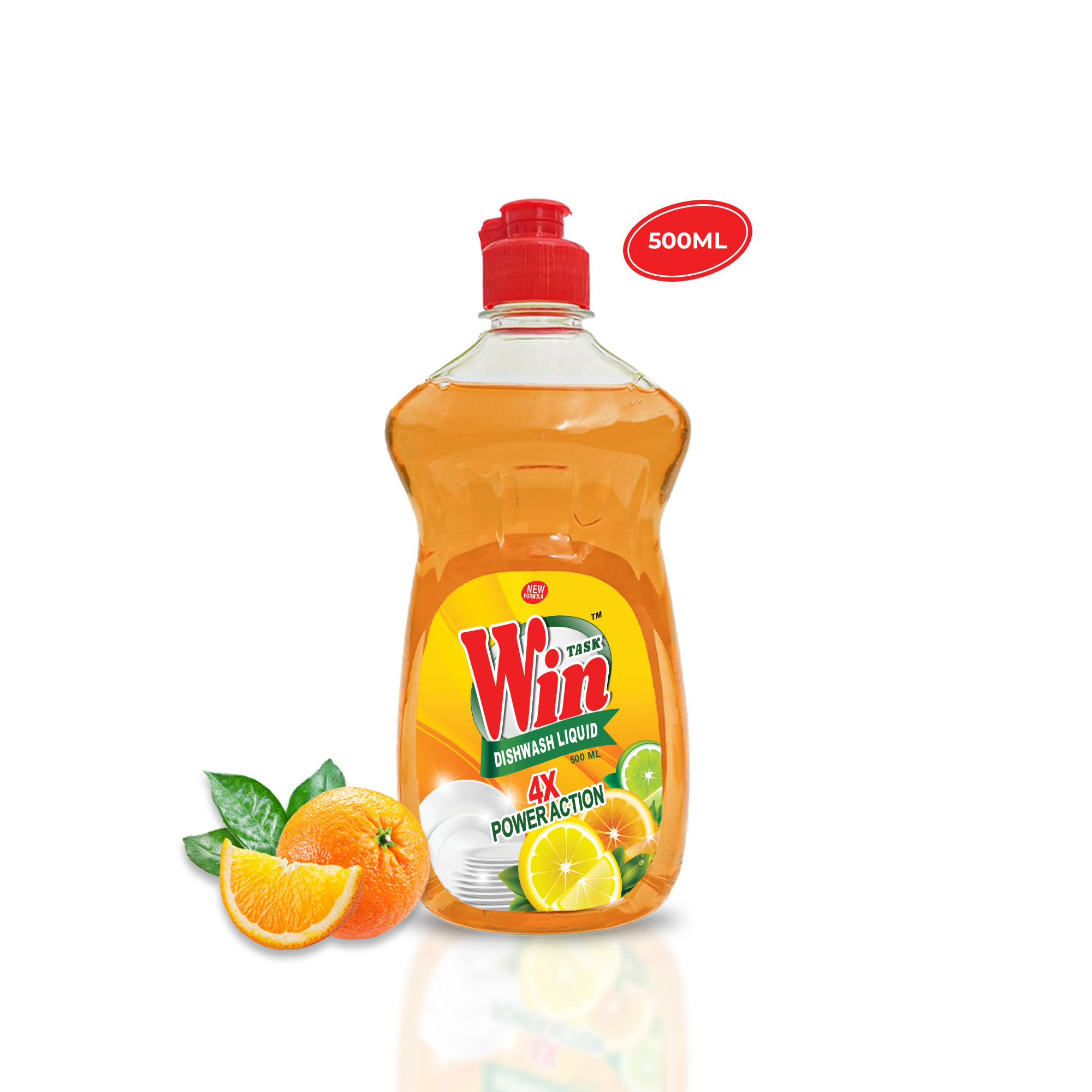 Win Task Dishwash Orange 500 ml bottle