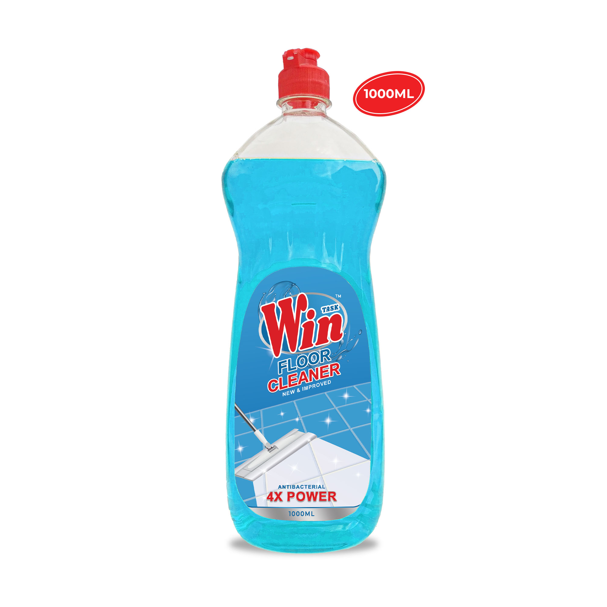 Win Task Floor Cleaner Aqua 1000 ml bottle