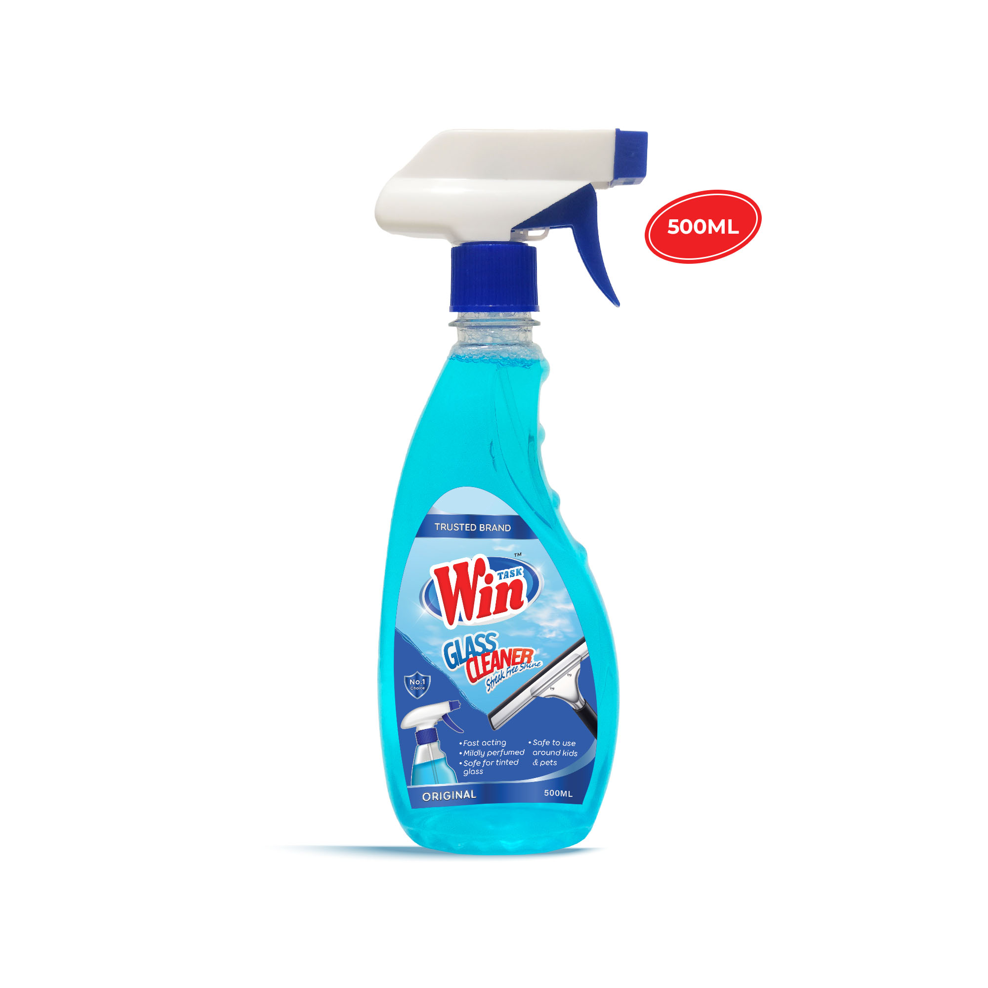 Win Task glass cleaner glint bottle