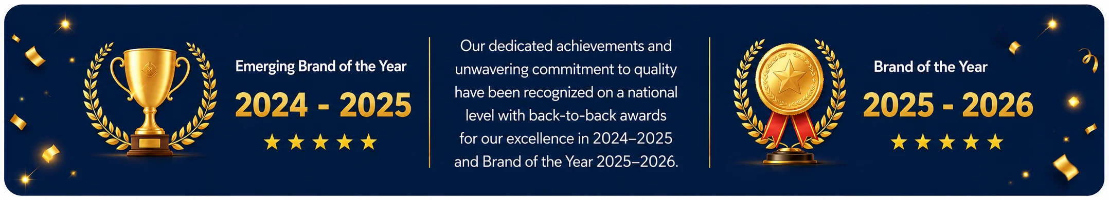 Win Task Emerging Brand of the Year 2024-2025 and Brand of the Year 2025-2026 awards